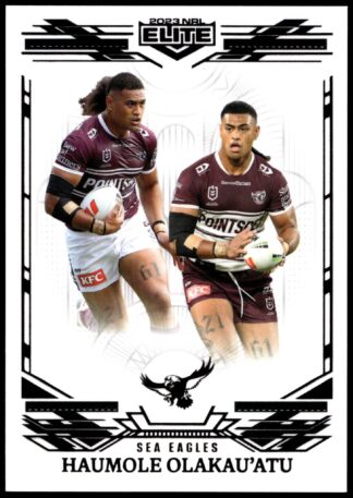 2023 NRL Elite Black Diamond Mojo - MB060 Haumole Olakau'atu Manly Sea Eagles