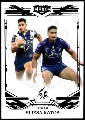 2023 NRL Elite Black Diamond Mojo - MB068 Eliesa Katoa Melbourne Storm