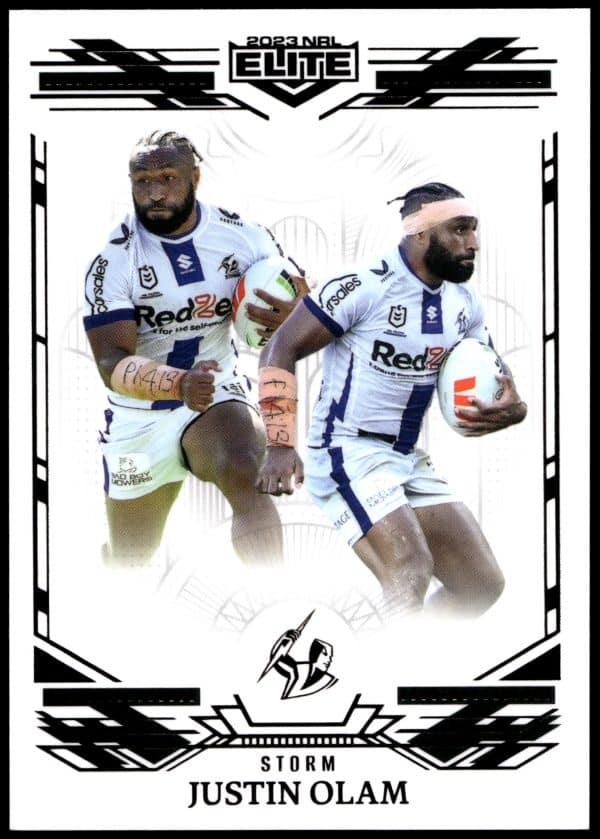 2023 NRL Elite Black Diamond Mojo - MB071 Justin Olam Melbourne Storm