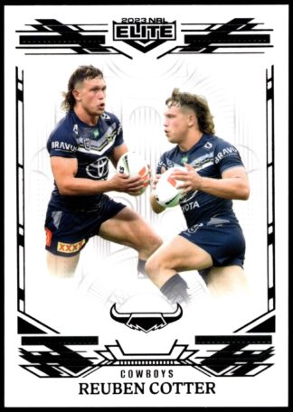 2023 NRL Elite Black Diamond Mojo - MB083 Reuben Cotter North Queensland Cowboys