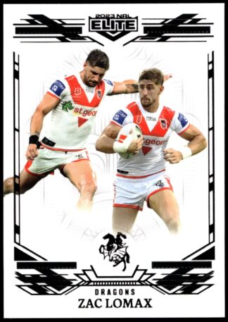 2023 NRL Elite Black Diamond Mojo - MB122 Zac Lomax St George Illawarra Dragons