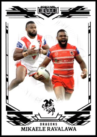 2023 NRL Elite Black Diamond Mojo - MB123 Mikaele Ravalawa St George Illawarra Dragons