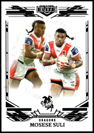 2023 NRL Elite Black Diamond Mojo - MB126 Moses Suli St George Illawarra Dragons