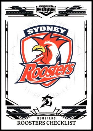 2023 NRL Elite Black Diamond Mojo - MB127 Sydney Roosters Checklist