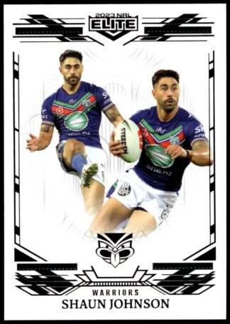 2023 NRL Elite Black Diamond Mojo - MB141 Shaun Johnson Warriors