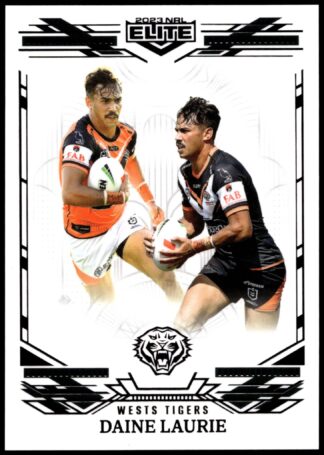2023 NRL Elite Black Diamond Mojo - MB150 Daine Laurie Wests Tigers