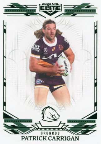 2023 NRL Elite Emerald Mojo - ME003 Patrick Carrigan Brisbane Broncos