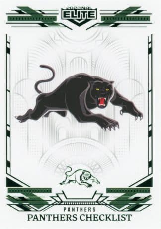 2023 NRL Elite Emerald Mojo - ME100 Penrith Panthers Checklist
