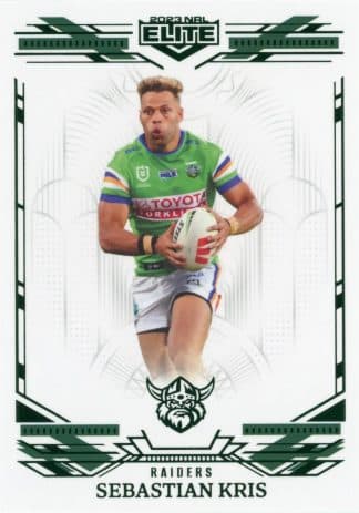 2023 NRL Elite Emerald Mojo - ME012 Sebastian Kris Canberra Raiders