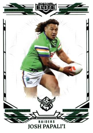 2023 NRL Elite Emerald Mojo - ME013 Josh Papali'i Canberra Raiders