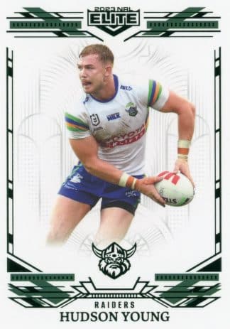 2023 NRL Elite Emerald Mojo - ME018 Hudson Young Canberra Raiders