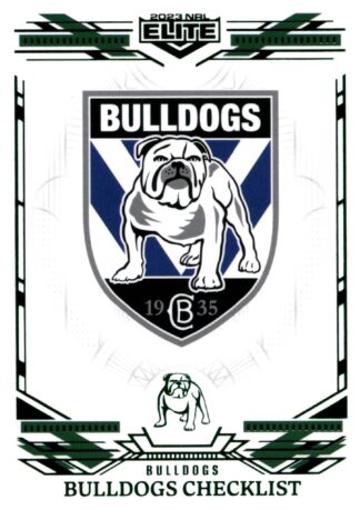 2023 NRL Elite Emerald Mojo - ME019 Canterbury Bulldogs Checklist