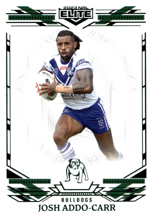 2023 NRL Elite Emerald Mojo - ME020 Josh Addo-Carr Canterbury Bulldogs