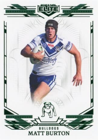 2023 NRL Elite Emerald Mojo - ME022 Matt Burton Canterbury Bulldogs