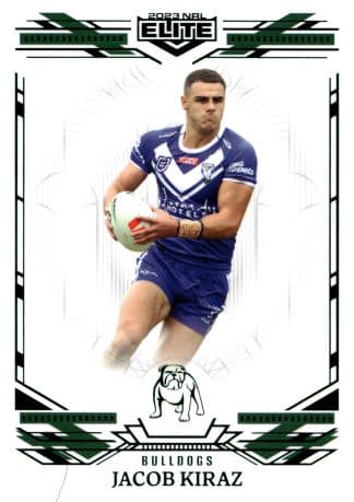 2023 NRL Elite Emerald Mojo - ME026 Jacob Kiraz Canterbury Bulldogs