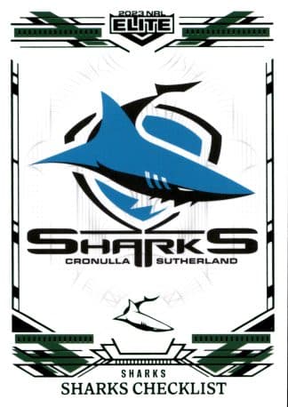 2023 NRL Elite Emerald Mojo - ME028 Cronulla Sharks Checklist