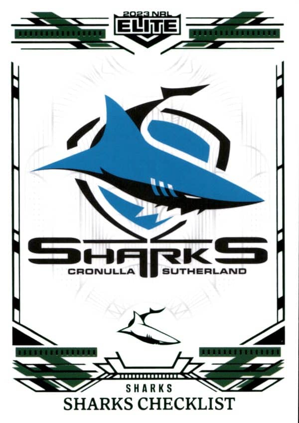 2023 NRL Elite Emerald Mojo - ME028 Cronulla Sharks Checklist