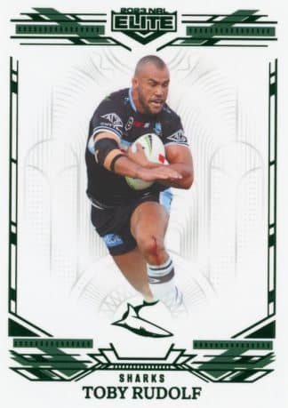 2023 NRL Elite Emerald Mojo - ME035 Toby Rudolf Cronulla Sharks