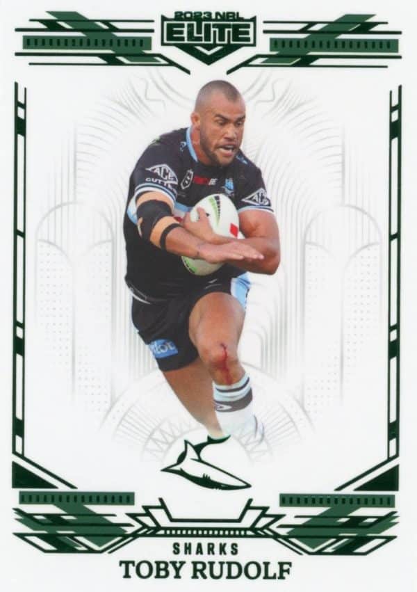 2023 NRL Elite Emerald Mojo - ME035 Toby Rudolf Cronulla Sharks