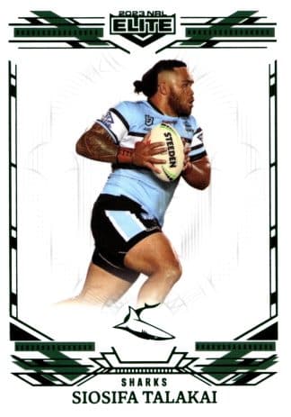 2023 NRL Elite Emerald Mojo - ME036 Siosifa Talakai Cronulla Sharks