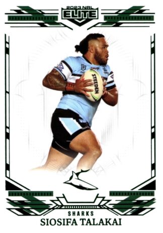 2023 NRL Elite Emerald Mojo - ME036 Siosifa Talakai Cronulla Sharks