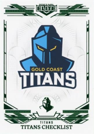 2023 NRL Elite Emerald Mojo - ME046 Gold Coast Titans Checklist