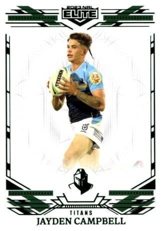 2023 NRL Elite Emerald Mojo - ME048 Jayden Campbell Gold Coast Titans