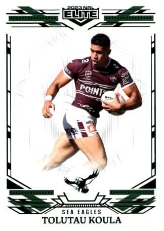 2023 NRL Elite Emerald Mojo - ME059 Tolutau Koula Manly Sea Eagles