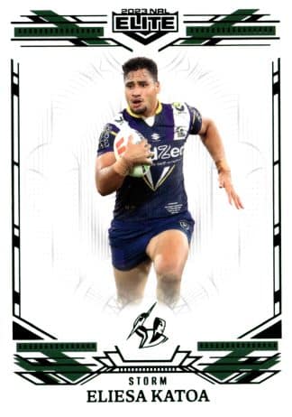 2023 NRL Elite Emerald Mojo - ME068 Eliesa Katoa Melbourne Storm