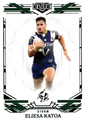 2023 NRL Elite Emerald Mojo - ME068 Eliesa Katoa Melbourne Storm