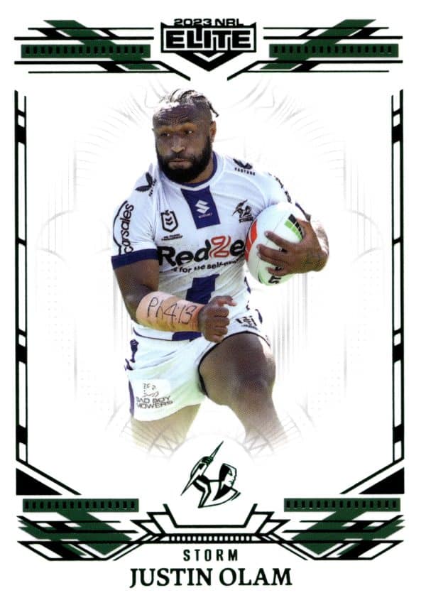 2023 NRL Elite Emerald Mojo - ME071 Justin Olam Melbourne Storm