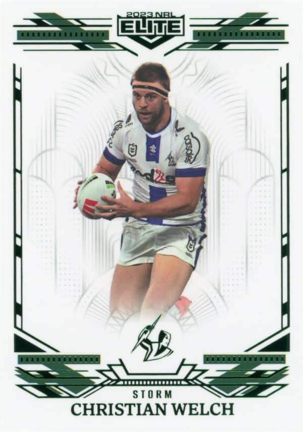 2023 NRL Elite Emerald Mojo - ME072 Christian Welch Melbourne Storm