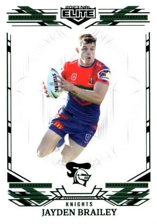 2023 NRL Elite Emerald Mojo - ME074 Jayden Brailey Newcastle Knights