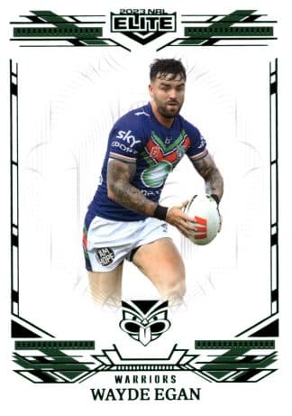 2023 NRL Elite Emerald Mojo - ME138 Wayde Egan Warriors