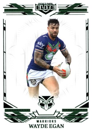 2023 NRL Elite Emerald Mojo - ME138 Wayde Egan Warriors