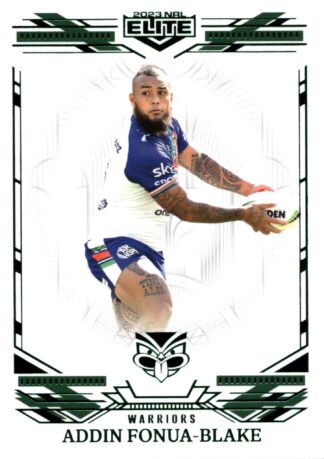 2023 NRL Elite Emerald Mojo - ME139 Addin Fonua-Blake Warriors