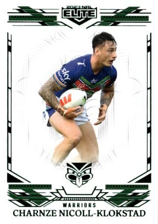 2023 NRL Elite Emerald Mojo - ME142 Charnze Nicoll-Klokstad Warriors