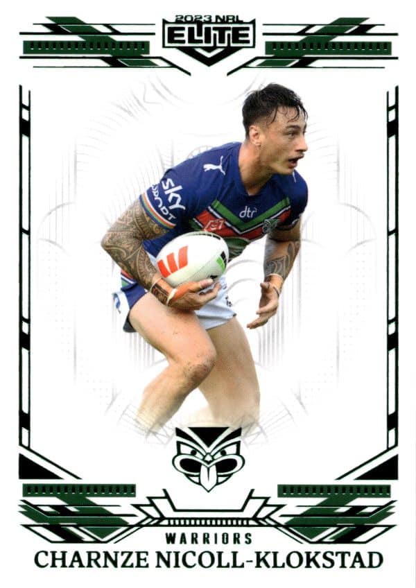 2023 NRL Elite Emerald Mojo - ME142 Charnze Nicoll-Klokstad Warriors