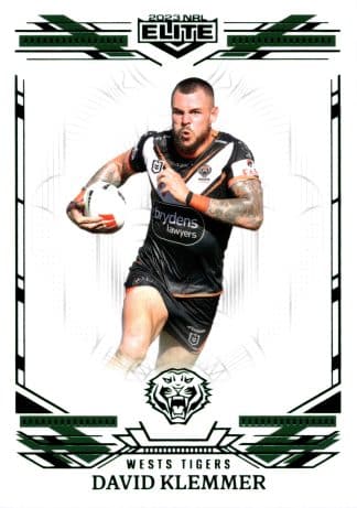 2023 NRL Elite Emerald Mojo - ME148 David Klemmer Wests Tigers