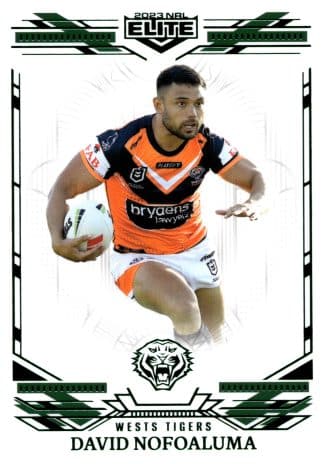 2023 NRL Elite Emerald Mojo - ME151 David Nofoaluma Wests Tigers