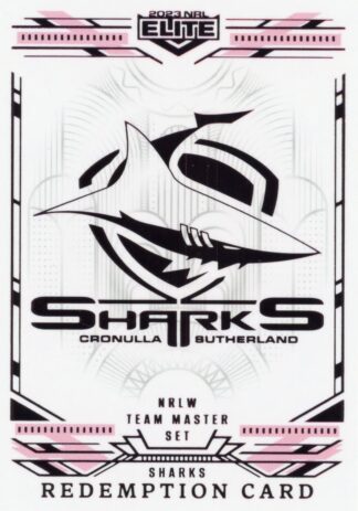 2023 NRL Elite NRLW Pink Diamond Mojo Redemption - PDR03 Cronulla Sharks
