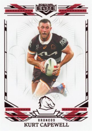 2023 NRL Elite Ruby Mojo - MR002 Kurt Capewell Brisbane Broncos
