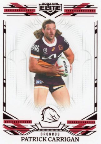 2023 NRL Elite Ruby Mojo - MR003 Patrick Carrigan Brisbane Broncos