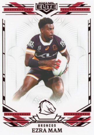 2023 NRL Elite Ruby Mojo - MR006 Ezra Mam Brisbane Broncos