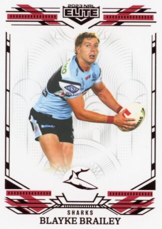 2023 NRL Elite Ruby Mojo - MR029 Blayke Brailey Cronulla Sharks