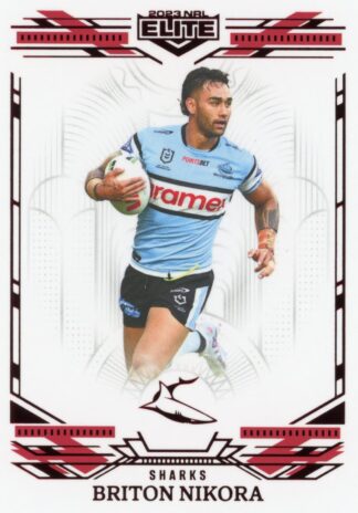 2023 NRL Elite Ruby Mojo - MR034 Briton Nikora Cronulla Sharks