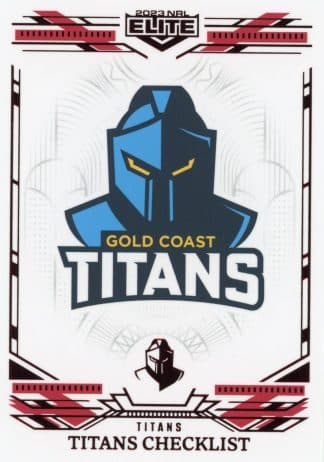 2023 NRL Elite Ruby Mojo - MR046 Gold Coast Titans Checklist
