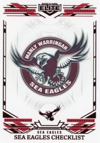 2023 NRL Elite Ruby Mojo - MR055 Manly Sea Eagles Checklist