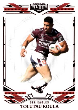 2023 NRL Elite Ruby Mojo - MR059 Tolutau Koula Manly Sea Eagles