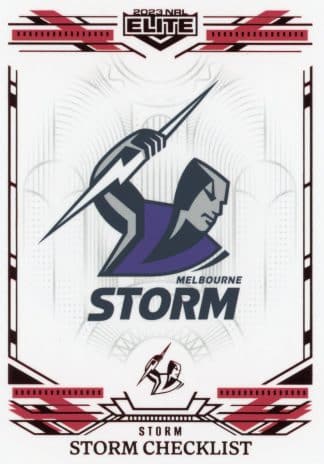 2023 NRL Elite Ruby Mojo - MR064 Melbourne Storm Checklist